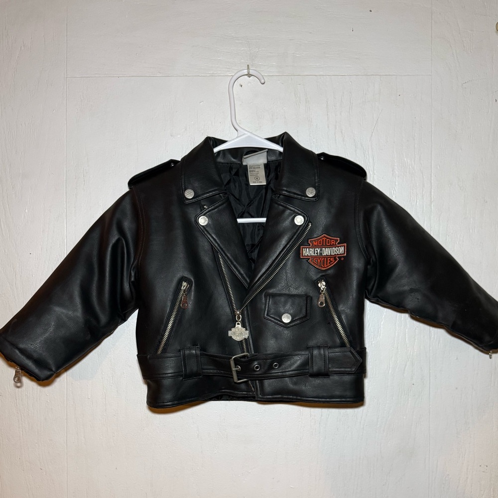 Harley-Davidson Youth Size 4 Moto Jacket 🏍️